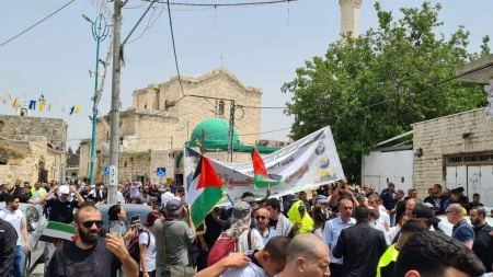 اللد: انطلاق المسيرة القطرية الحاشدة احياءً للذكرى الاولى لـ هبة الكرامة
